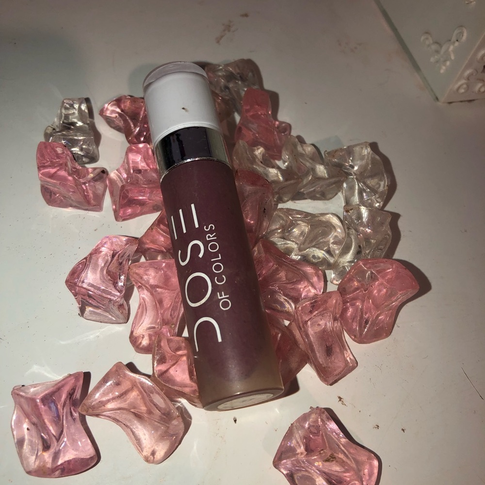 Dose of Colors “Berry Me” lipstick. About 50% used